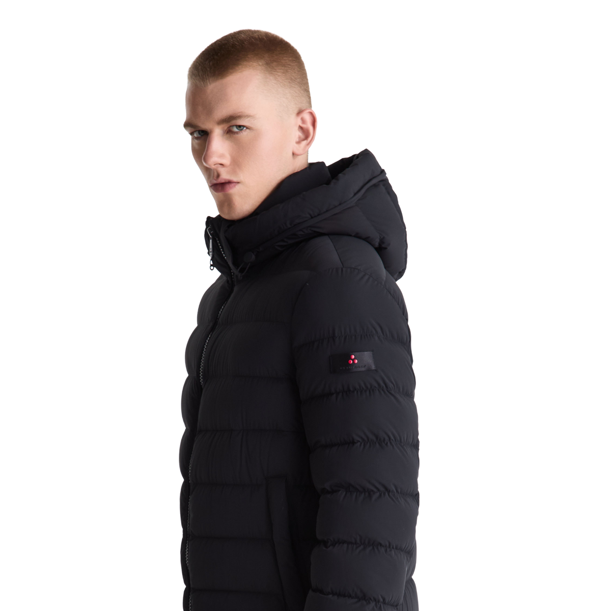 PEUTEREY Piumino lungo in nylon opaco NIGEL NS PEU5940