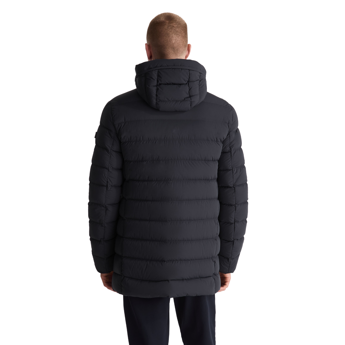 PEUTEREY Piumino lungo in nylon opaco NIGEL NS PEU5940