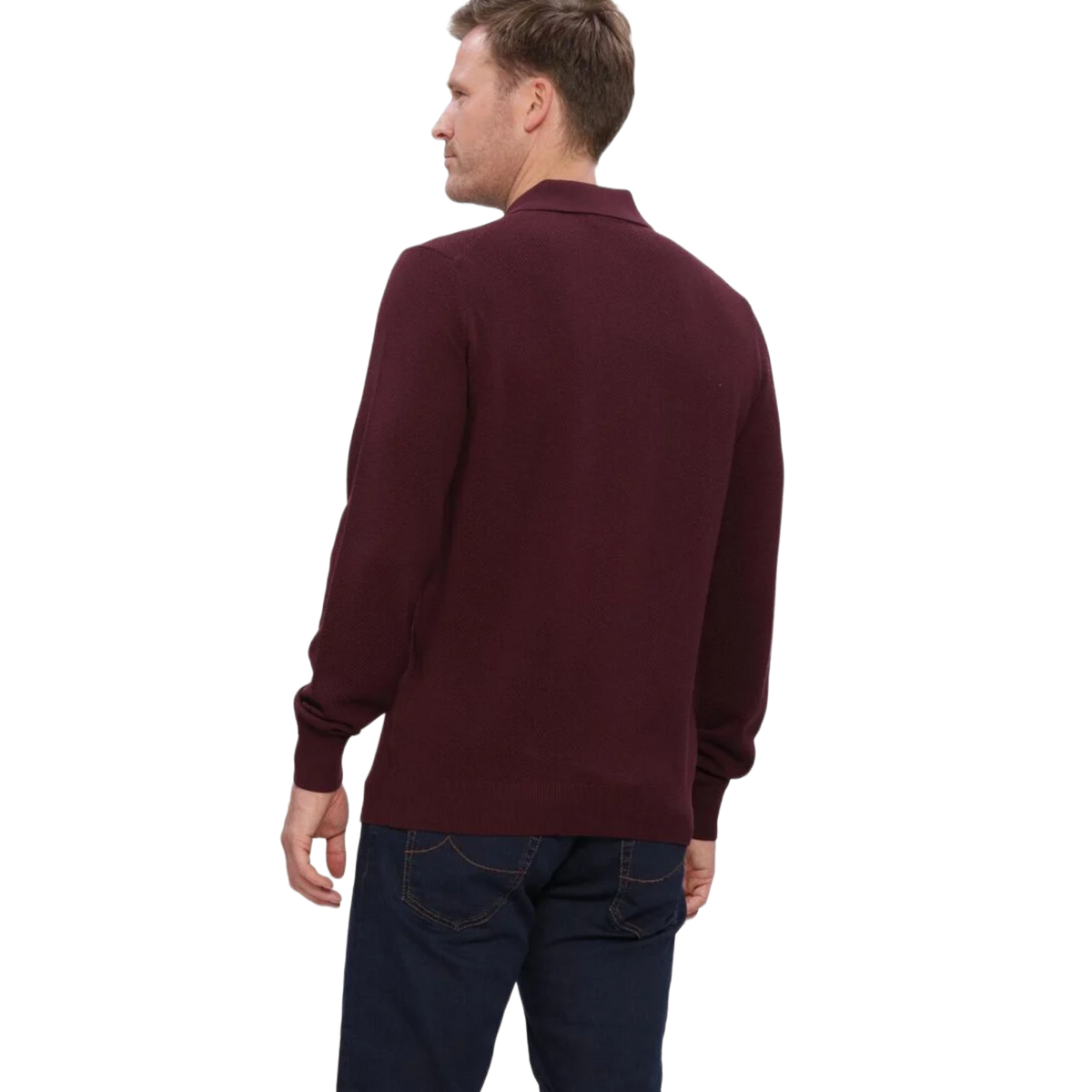 FILIPPO DE LAURENTIIS POLO M/L IN ROYAL MERINO PL1ML_RM12Q
