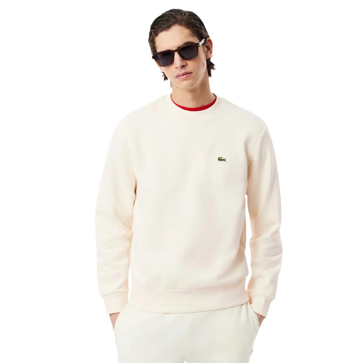 LACOSTE FELPA GIROCOLLO SH9608