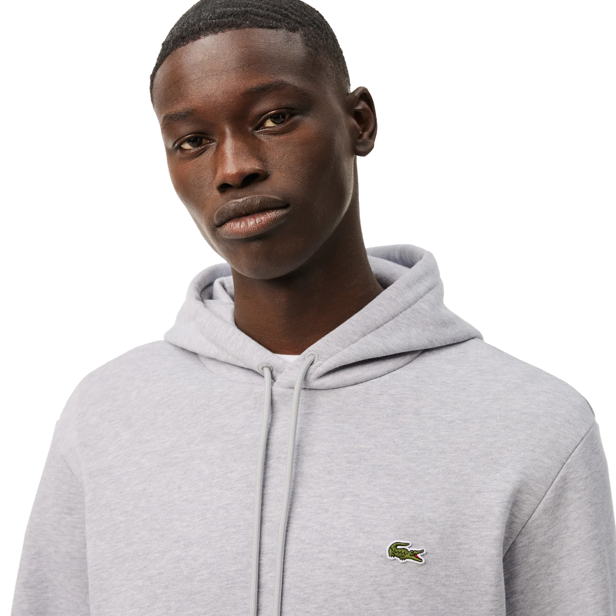 LACOSTE Felpa con cappuccio in cotone felpato SH9623