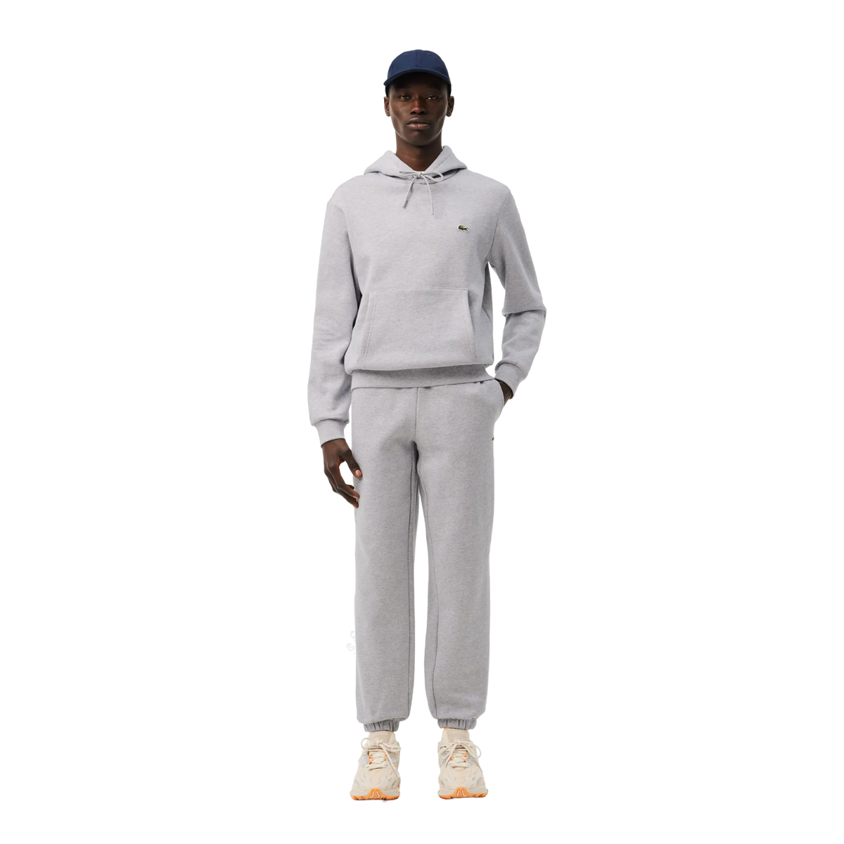 LACOSTE Felpa con cappuccio in cotone felpato SH9623