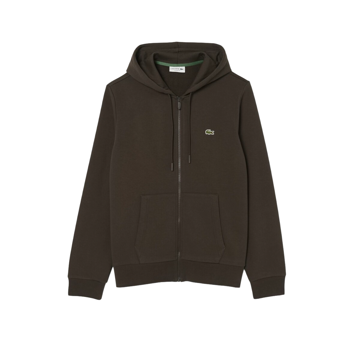 LACOSTE Felpa con cappuccio in cotone con zip SH9626