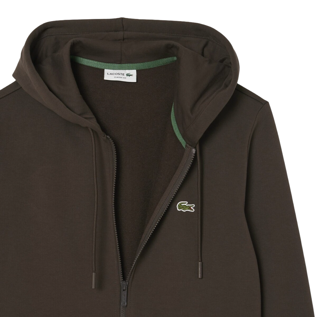 LACOSTE Felpa con cappuccio in cotone con zip SH9626