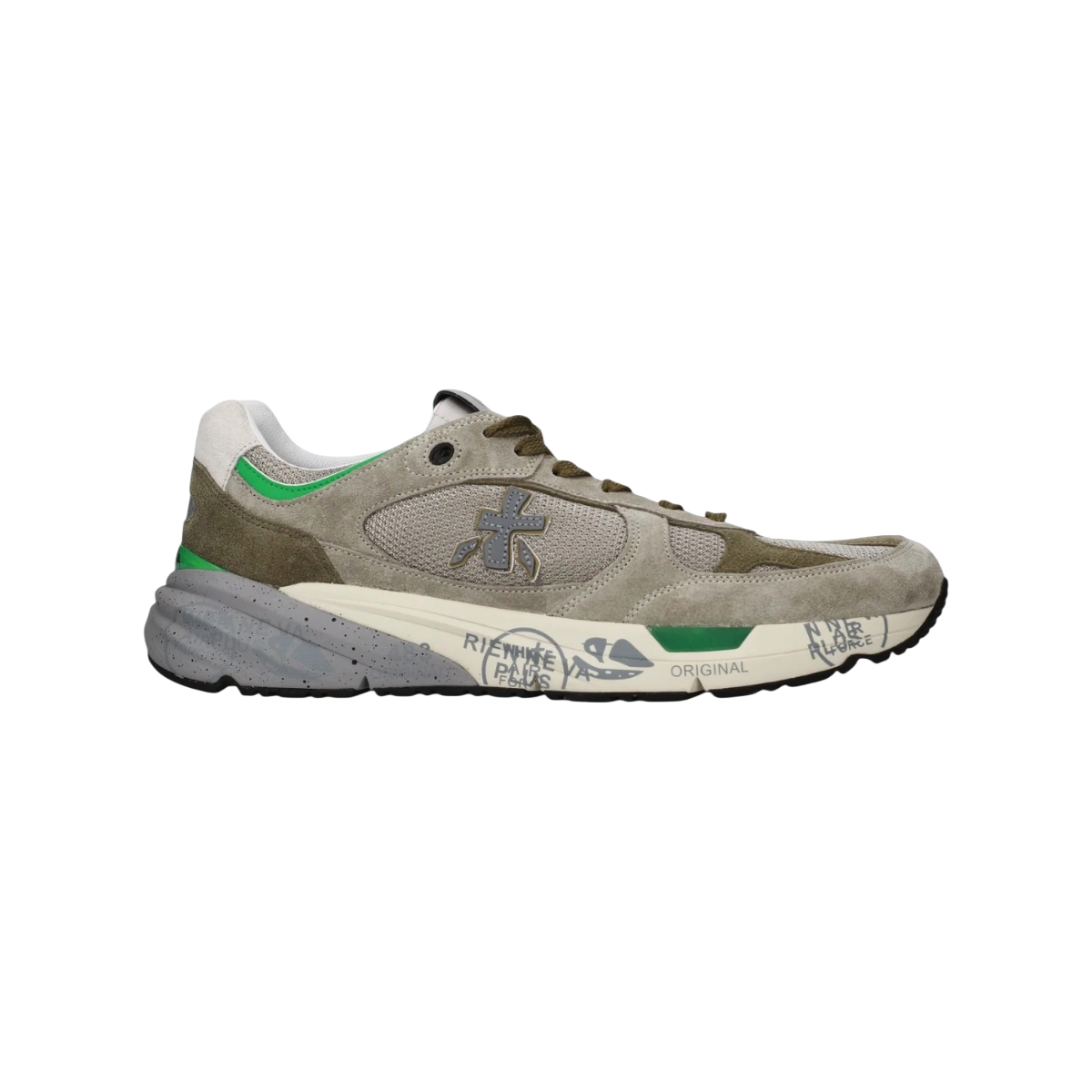 Premiata Sneaker uomo modello Mase 25 8017 con tomaia in tessuto e pelle
