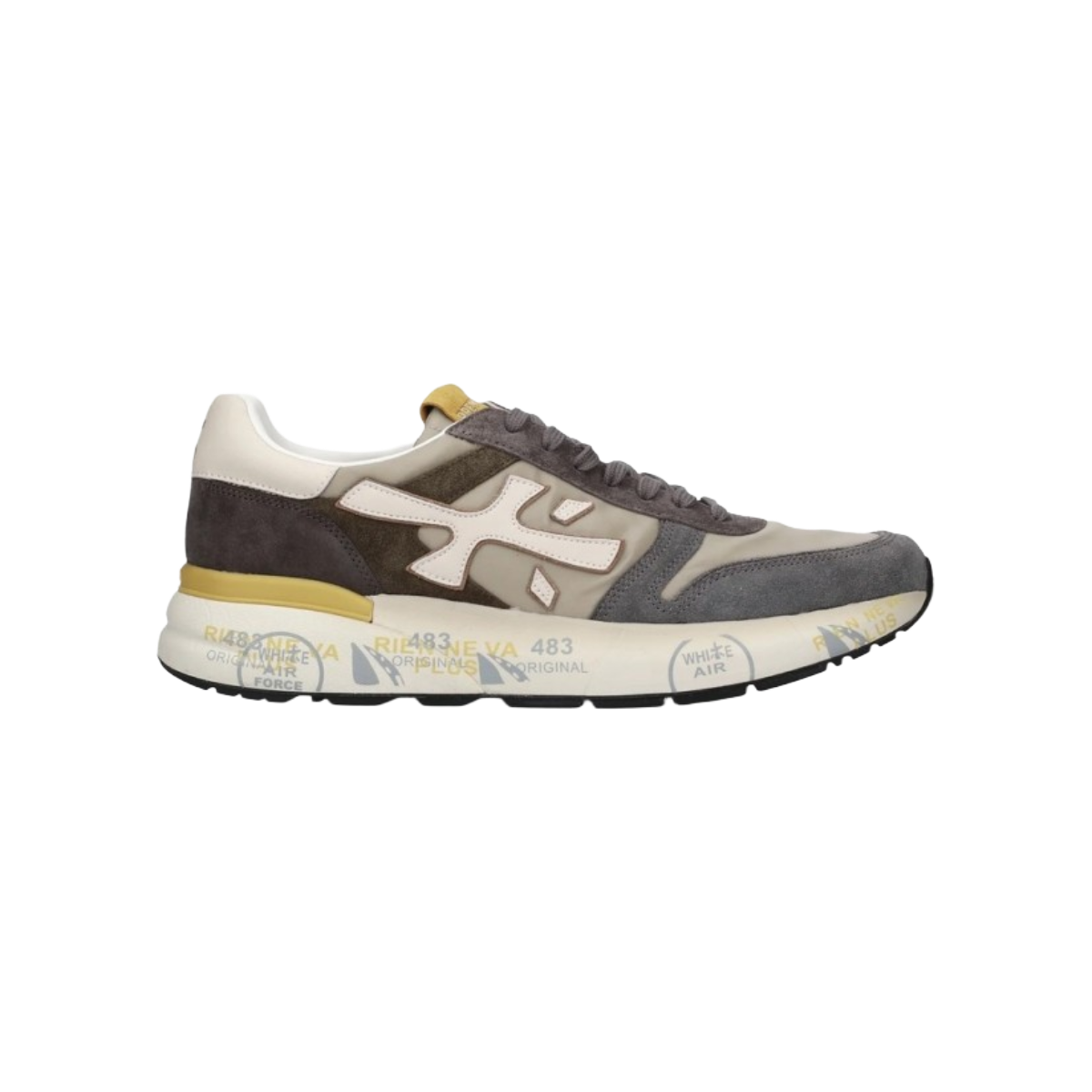PREMIATA SNEAKERS UOMO MODELLO MICK 7713 IN PELLE E TESSUTO