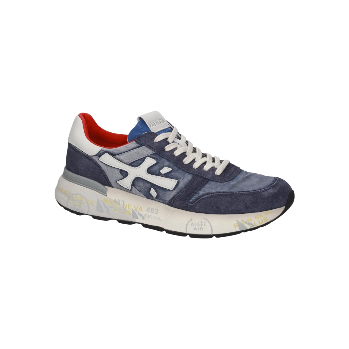 PREMIATA SNEAKERS UOMO MODELLO MICK 8006 IN PELLE E NYLON