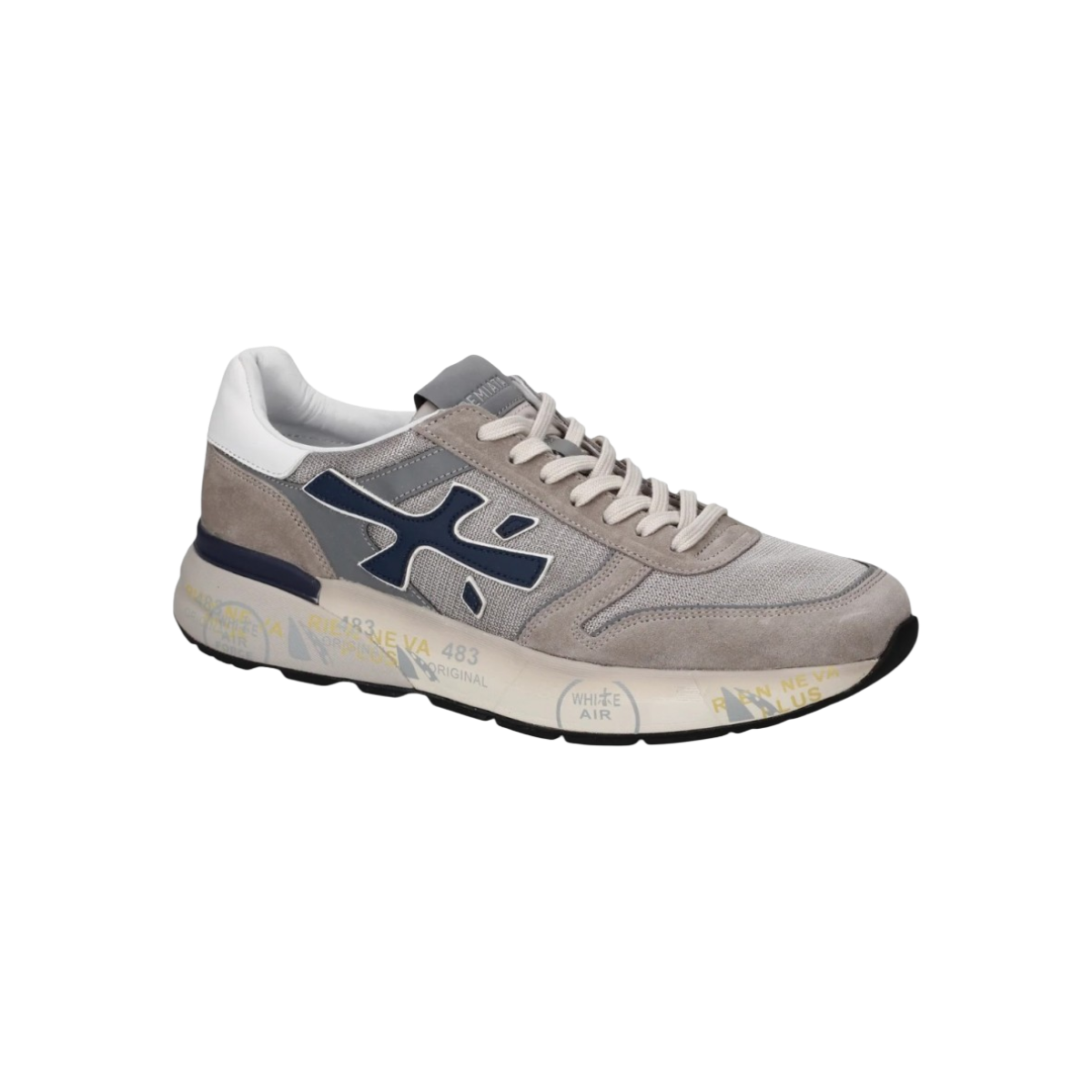 PREMIATA SNEAKERS UOMO MODELLO MICK 8001 IN PELLE E NYLON