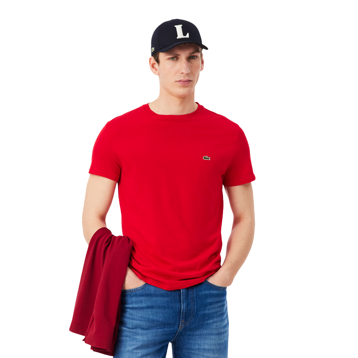 LACOSTE T-shirt in cotone Pima TH6709