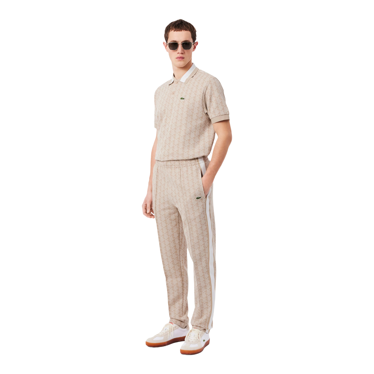 LACOSTE Pantaloni della tuta in con monogramma Paris XH1440