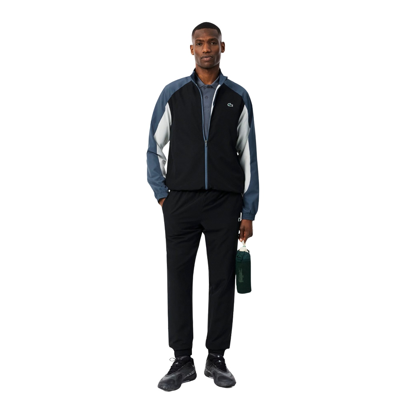 LACOSTE Tuta sportiva colorblock con stampa WH6603