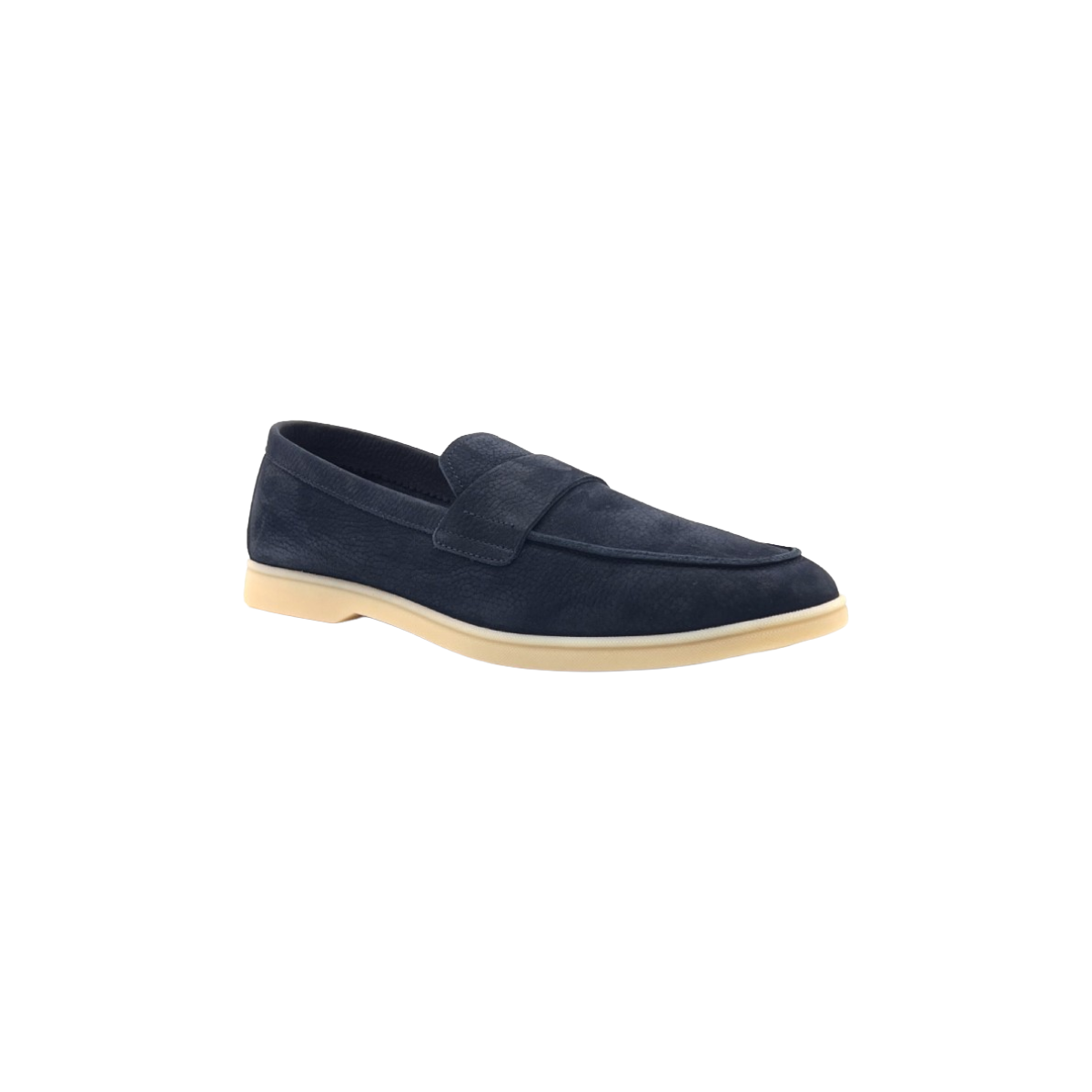HENDERSON BARACCO Mocassino con fascetta in nabuk CHIAIA N.0