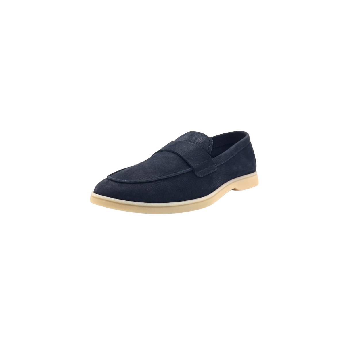 HENDERSON BARACCO Mocassino con fascetta in nabuk CHIAIA N.0