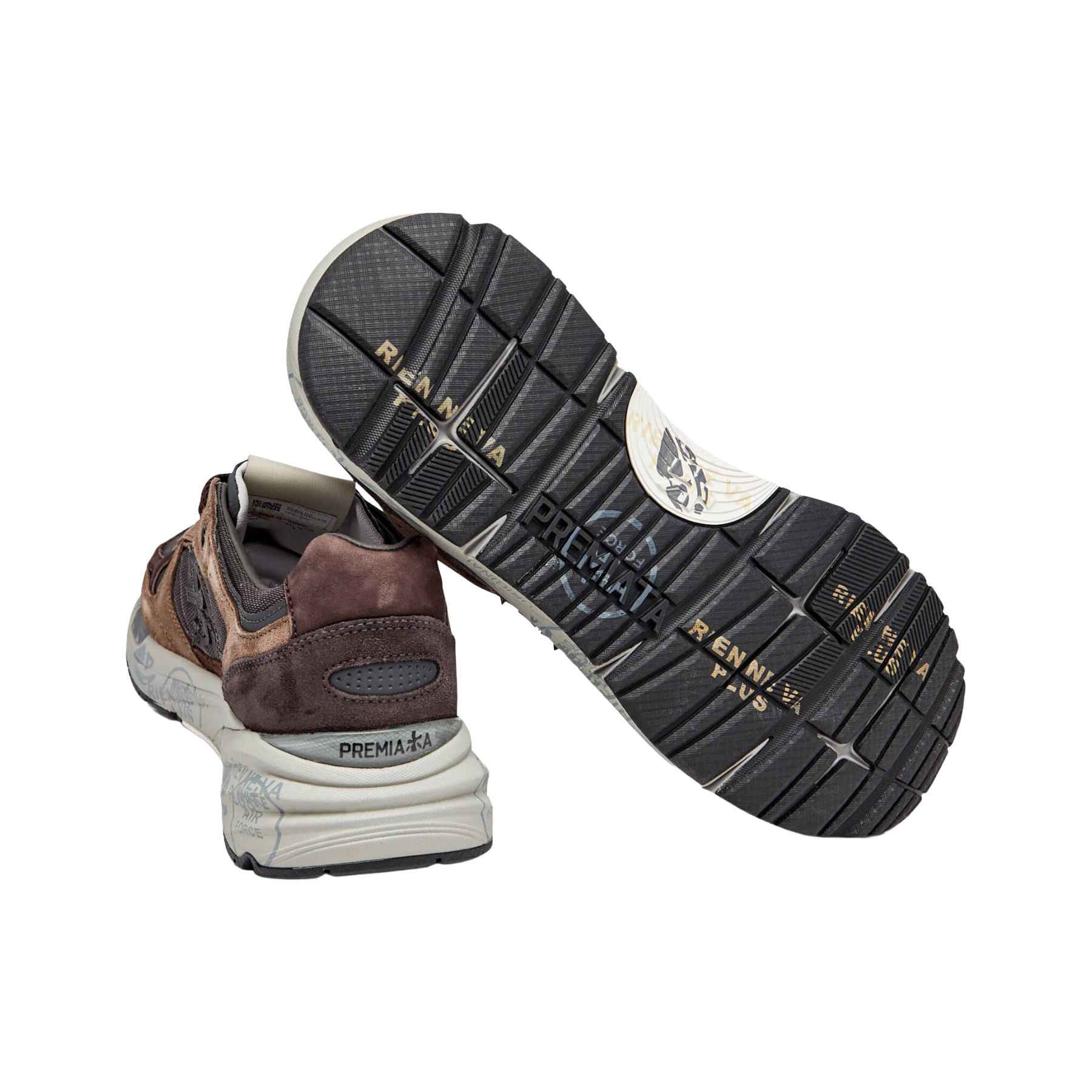 PREMIATA SNEAKERS IN PELLE E TESSUTO MASE25 8421