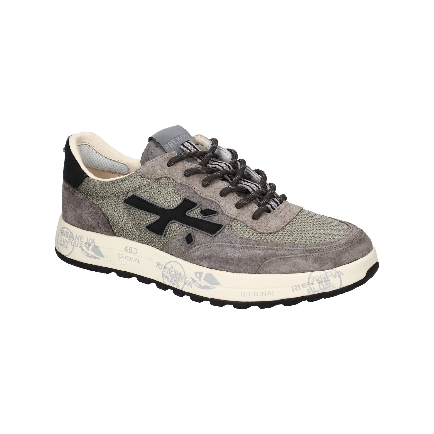 PREMIATA SNEAKERS IN PELLE E TESSUTO NOUS 8459