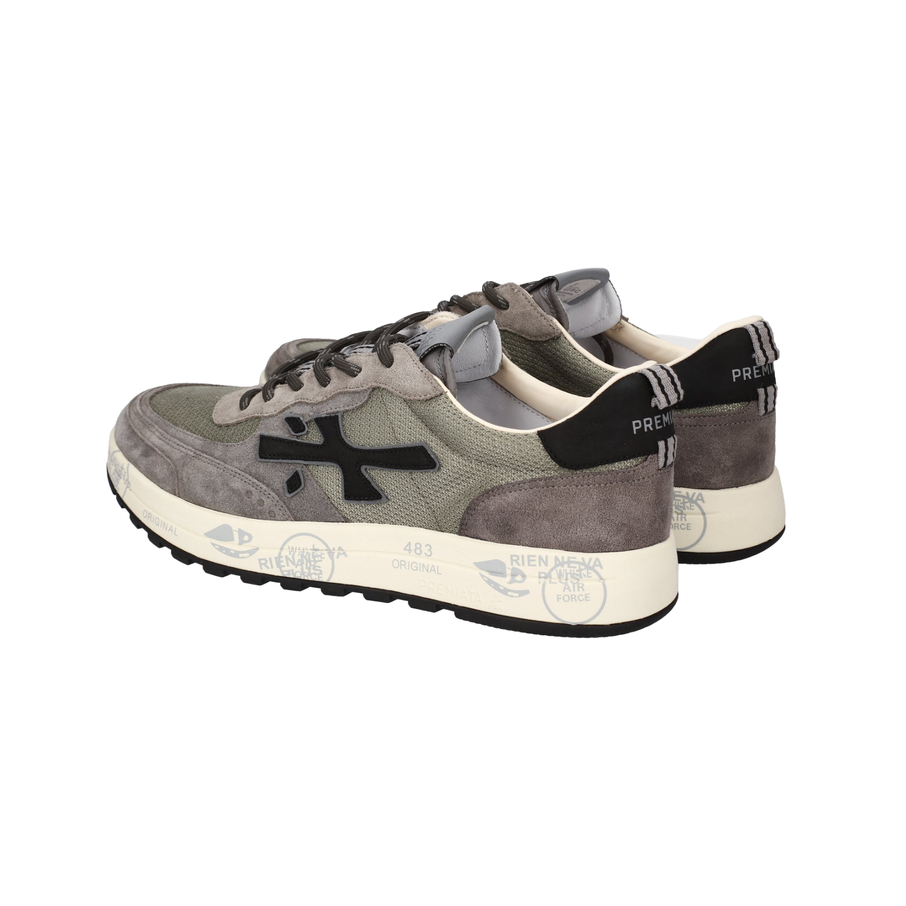 PREMIATA SNEAKERS IN PELLE E TESSUTO NOUS 8459