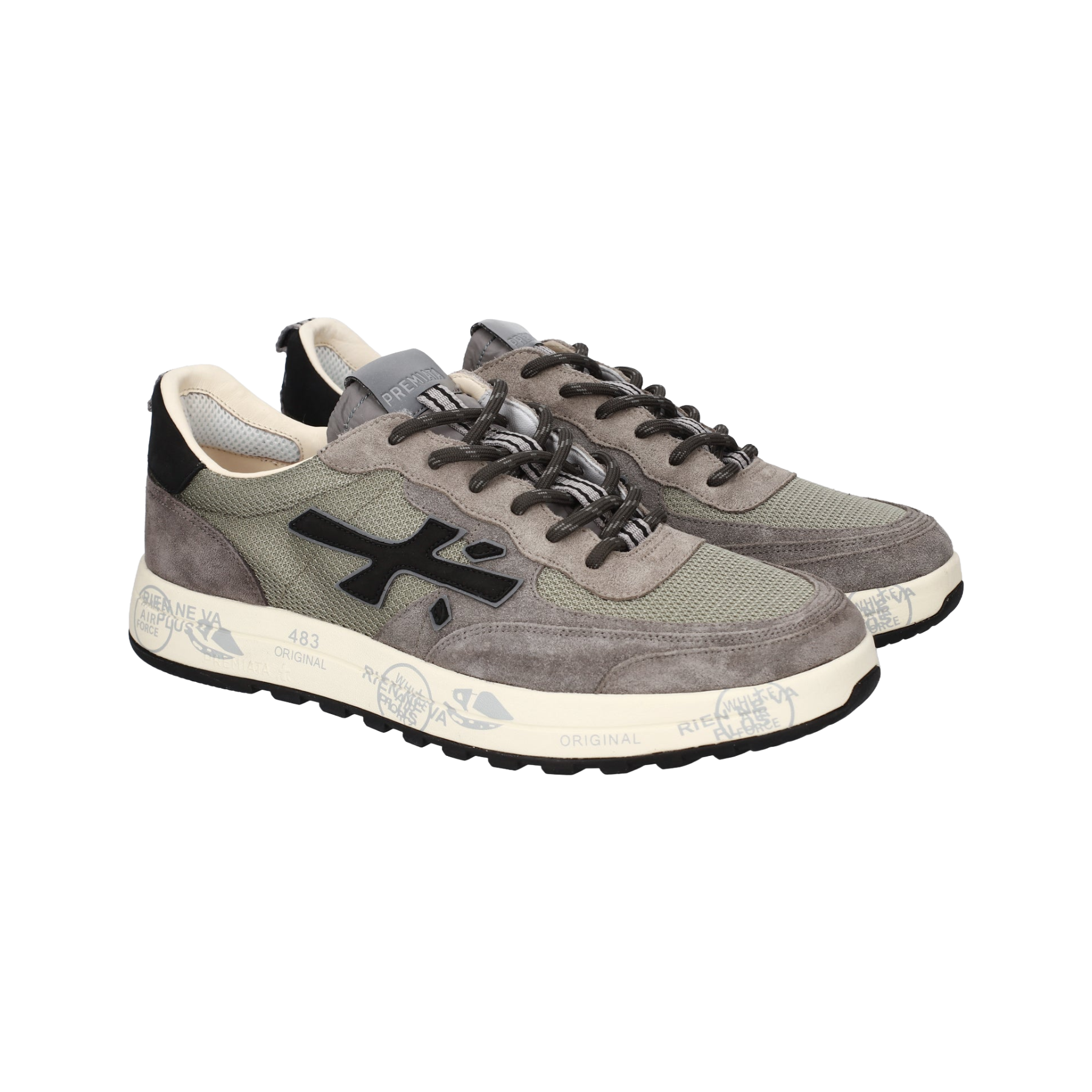 PREMIATA SNEAKERS IN PELLE E TESSUTO NOUS 8459