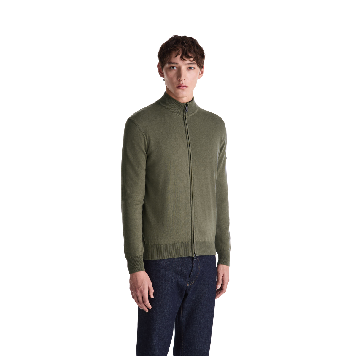PEUTEREY MAGLIA PEU5967 MISTO LANA FULL ZIP RENNEL RWS 01