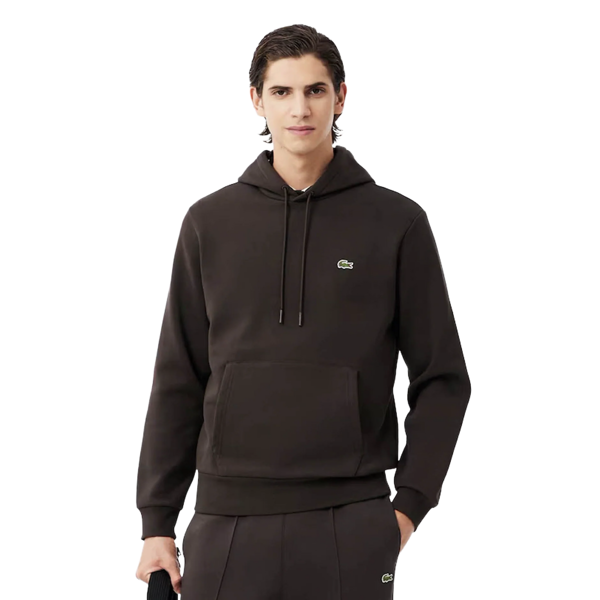 LACOSTE Felpa con cappuccio in cotone felpato SH9623