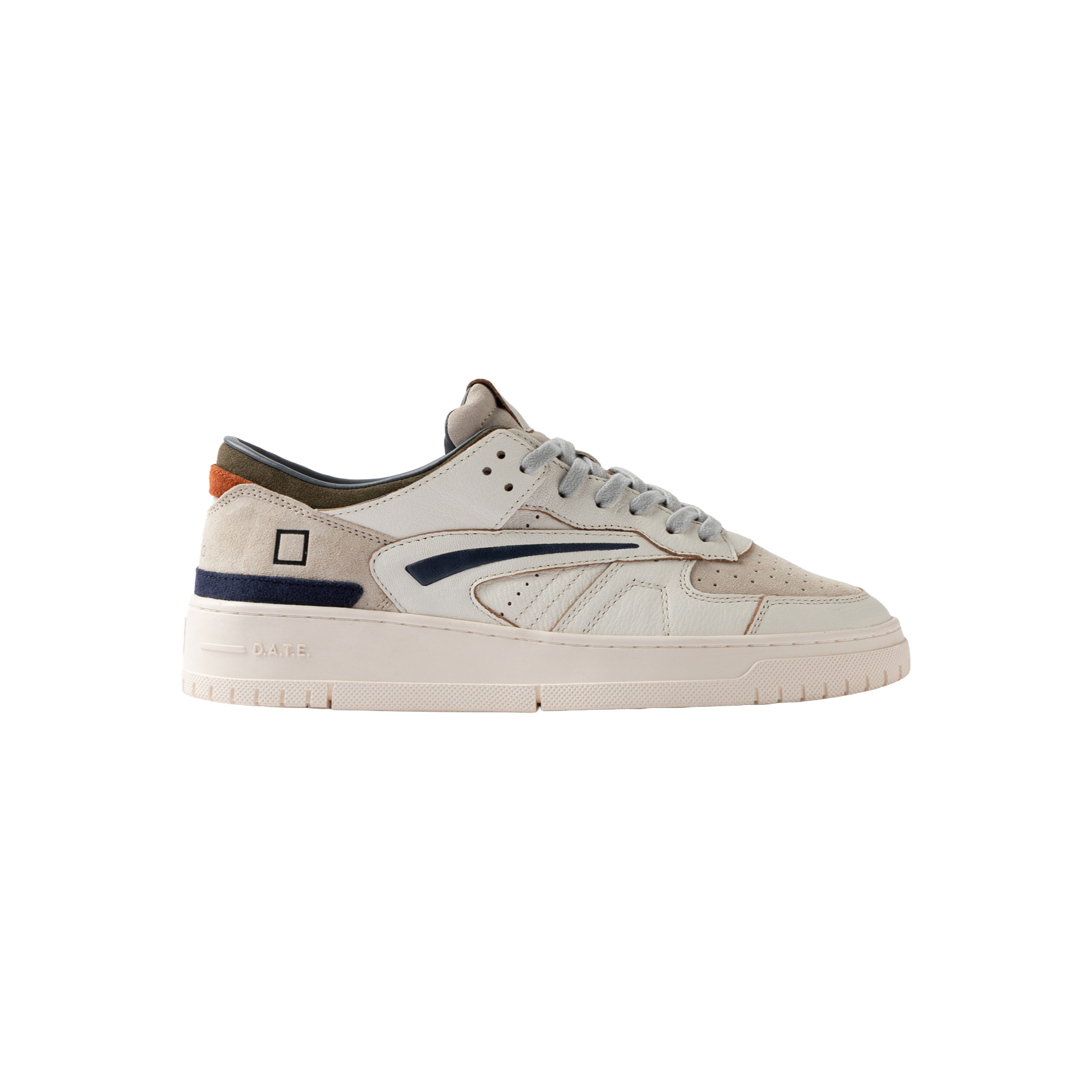 DATE Sneakers bassa in pelle TORNEO COLORED