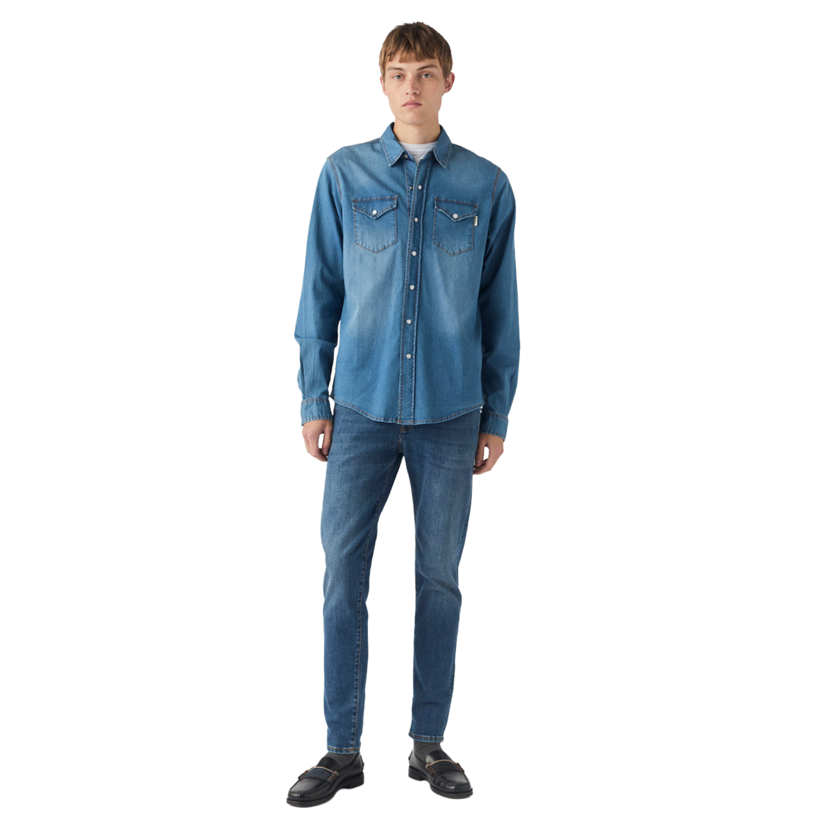 ROY ROGER'S 517 MAN DENIM ELAST. WASH 81