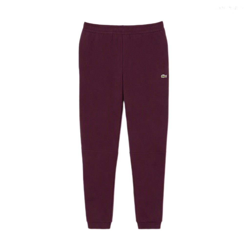 LACOSTE Tuta tapered fit in tessuto felpato Taglia 4