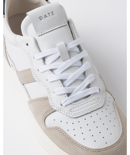 DATE SCARPE COURT 2.0 BASIC WHITE-BLUE