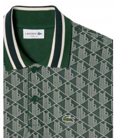 Polo dal taglio classico in jacquard DH1417