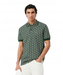 Polo dal taglio classico in jacquard DH1417