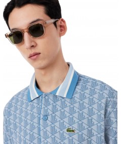Polo dal taglio classico in jacquard DH1417