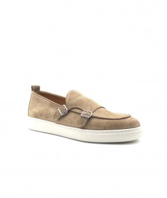 Mocassino sportivo in suede con doppia fibbia THEO.46