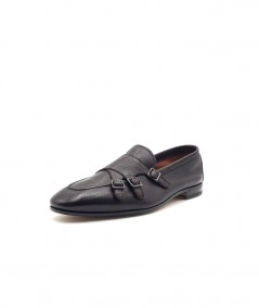 Mocassino in cervo con tre fibbie 75418.C.0