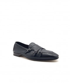 Mocassino in cervo con tre fibbie 75418.C.1