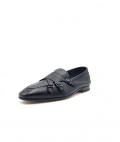 Mocassino in cervo con tre fibbie 75418.C.1