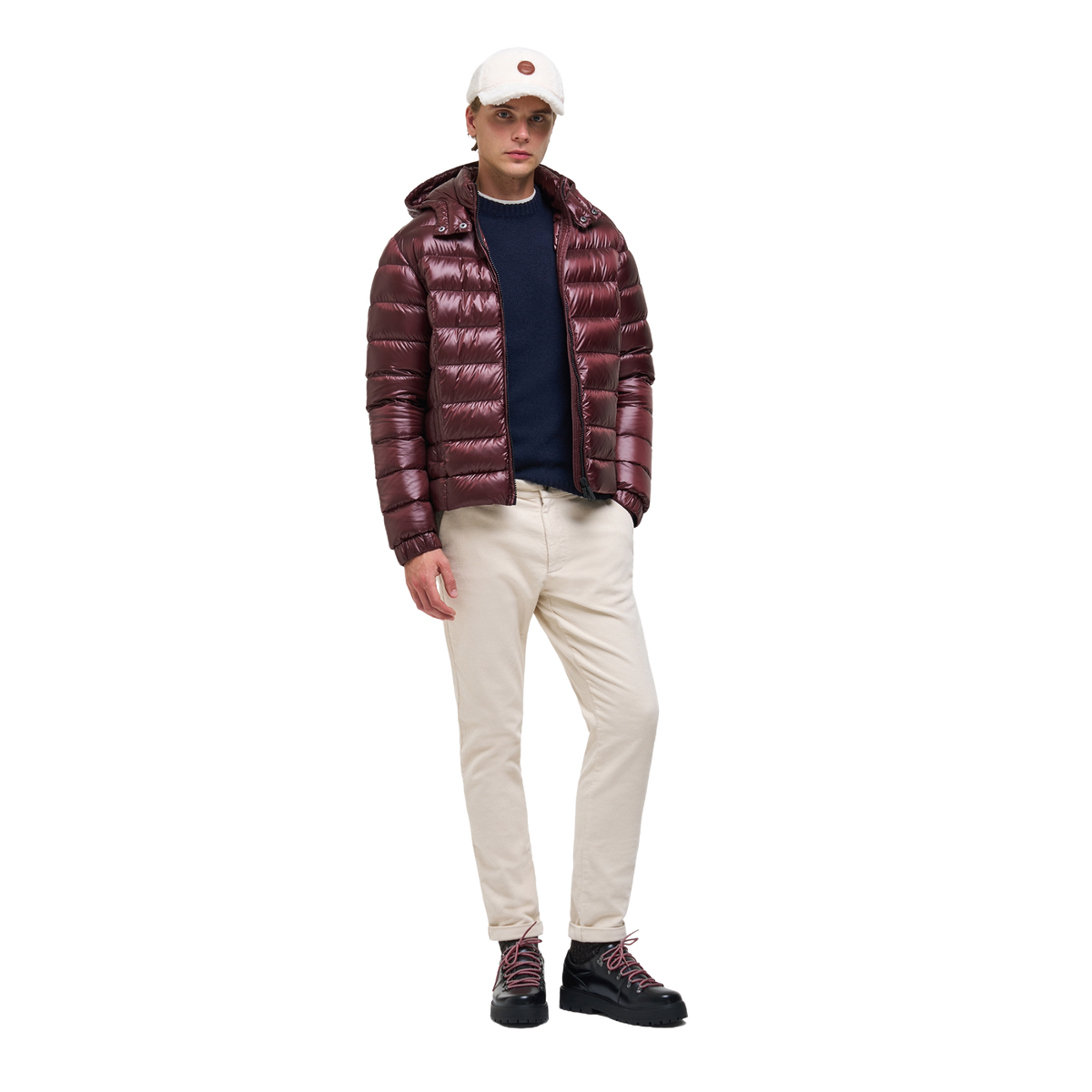 COLMAR Piumino lucido con cappuccio staccabile 12000071R