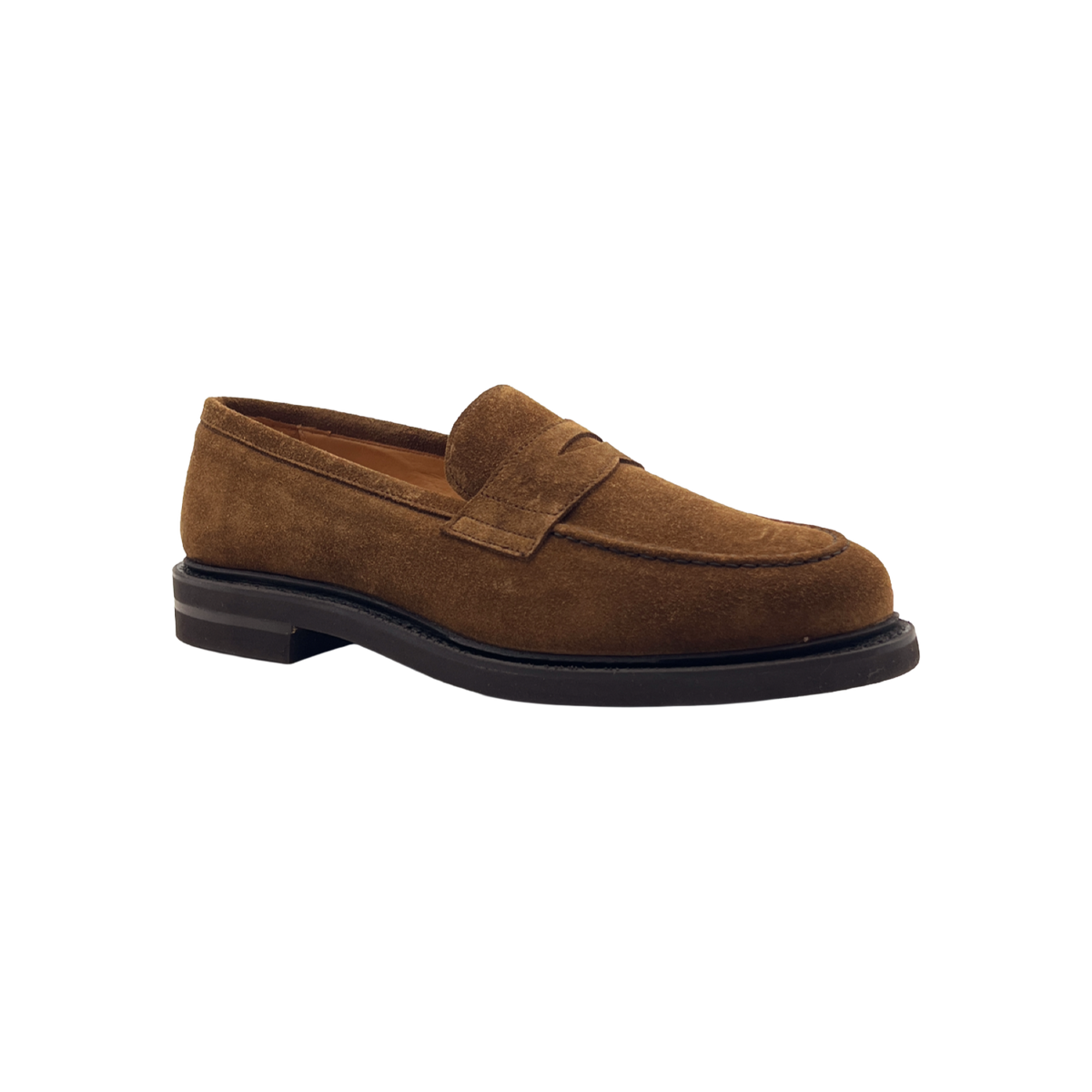 BERWICK 1707 PENNY LOAFER 5316 IN PELLE SCAMOSCIATA