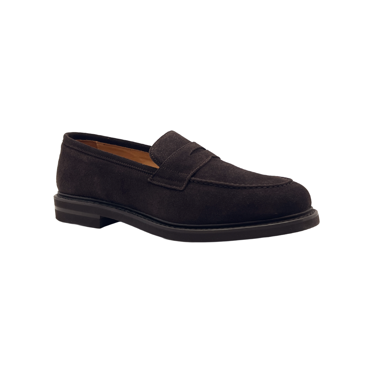 BERWICK 1707 PENNY LOAFER 5316 IN PELLE SCAMOSCIATA