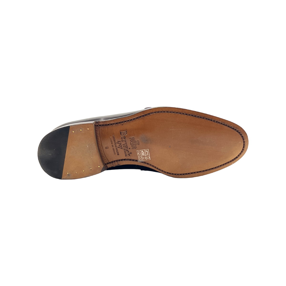 BERWICK 1707 MOCASSINO  MONOFIBBIA 5470 IN PELLE SPAZZOLATA