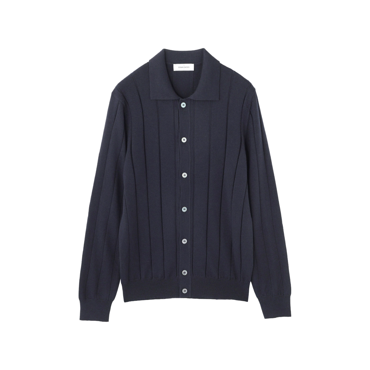 GRAN SASSO CAMICIA A MAGLIA M/L 57134 IN LANA