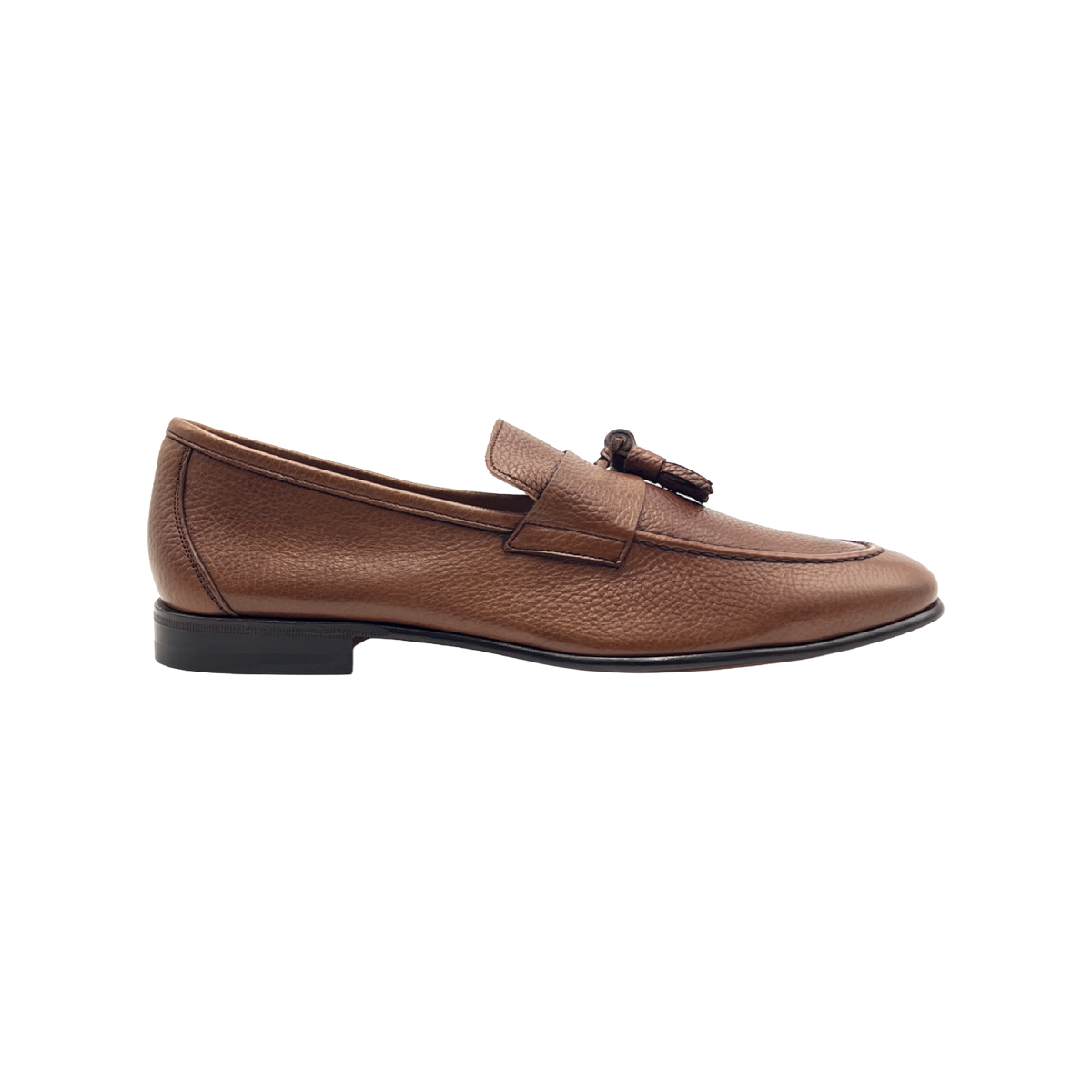 BERWICK 1707 MOCASSINO CON NAPPINE 5801 IN PELLE MARTELLATA
