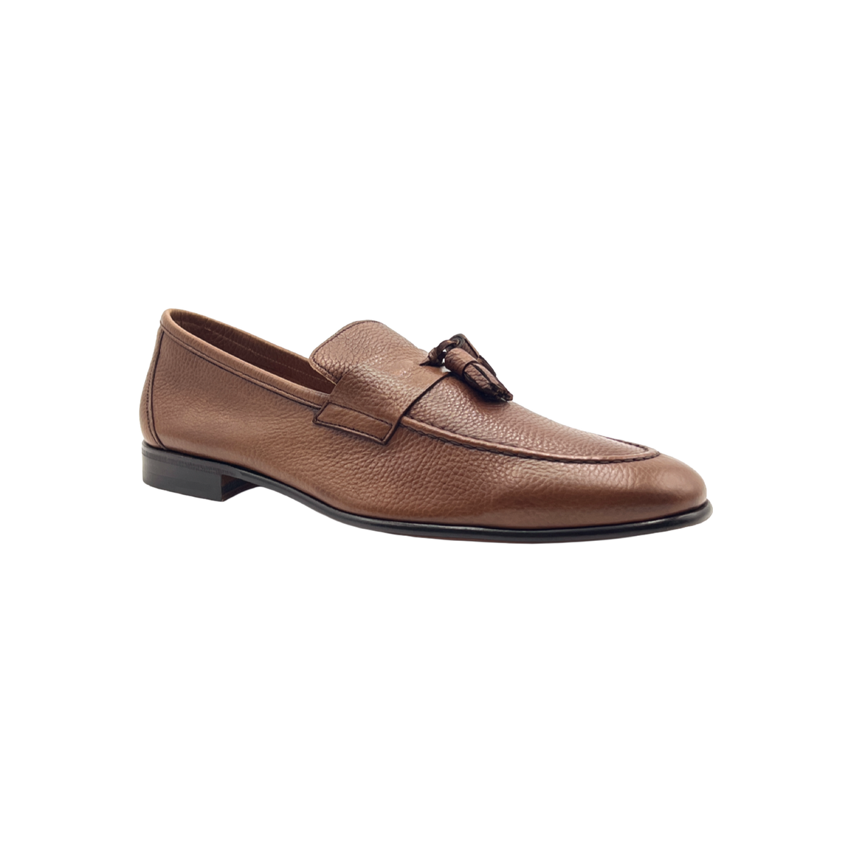 BERWICK 1707 MOCASSINO CON NAPPINE 5801 IN PELLE MARTELLATA