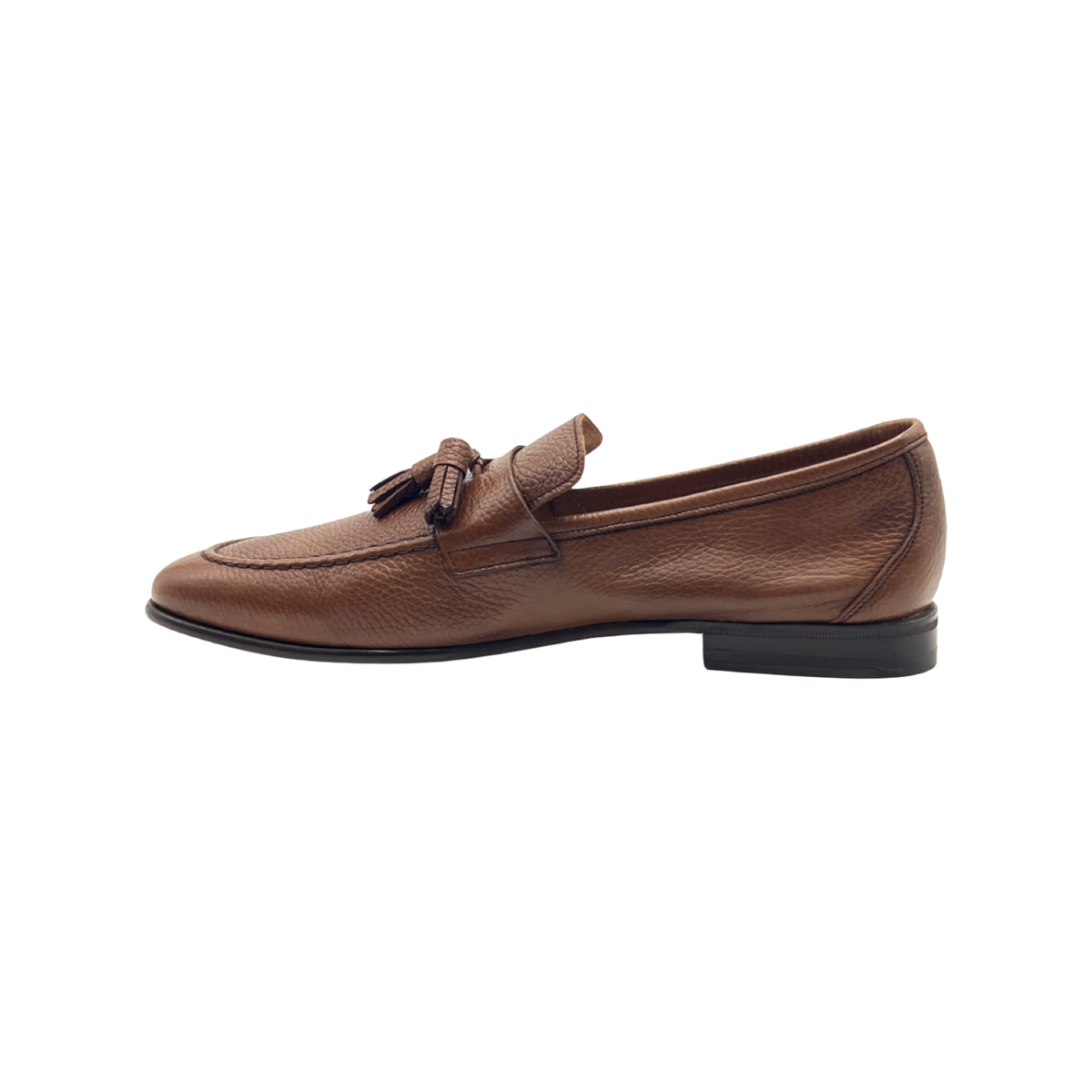 BERWICK 1707 MOCASSINO CON NAPPINE 5801 IN PELLE MARTELLATA