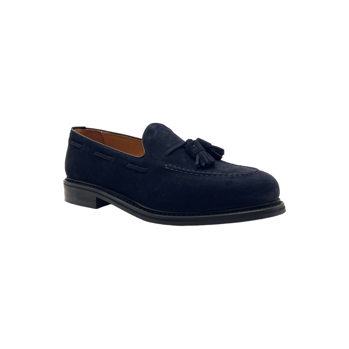BERWICK 1707 Mocassino con nappine 8491 n camoscio