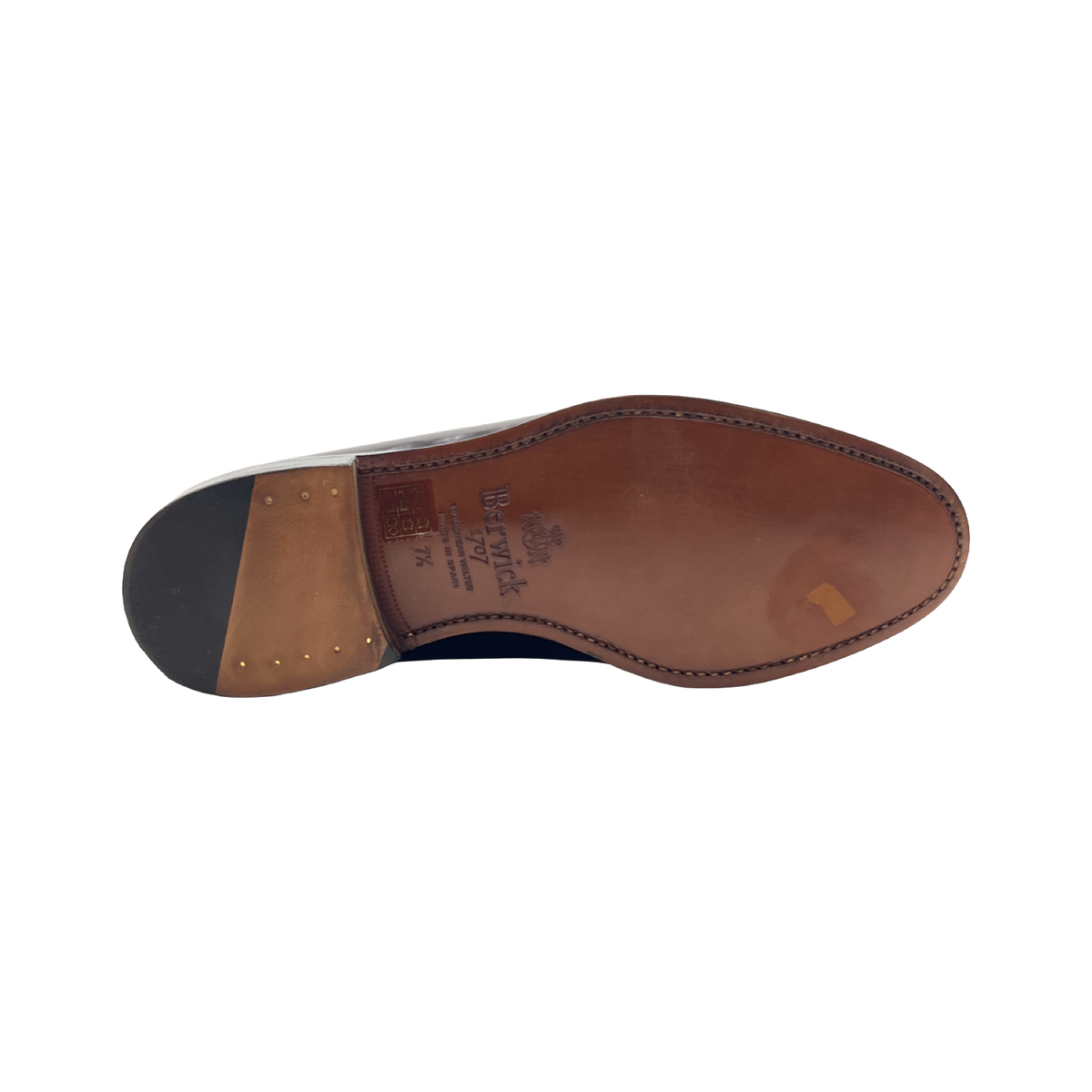 BERWICK 1707 MOCASSINO CON NAPPINE 8491 IN PELLE LUCIDA