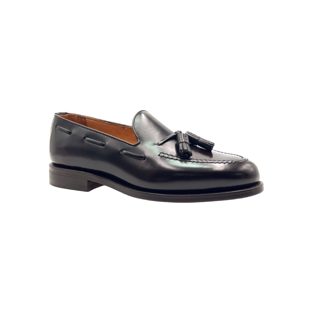 BERWICK 1707 MOCASSINO CON NAPPINE 8491 IN PELLE LUCIDA