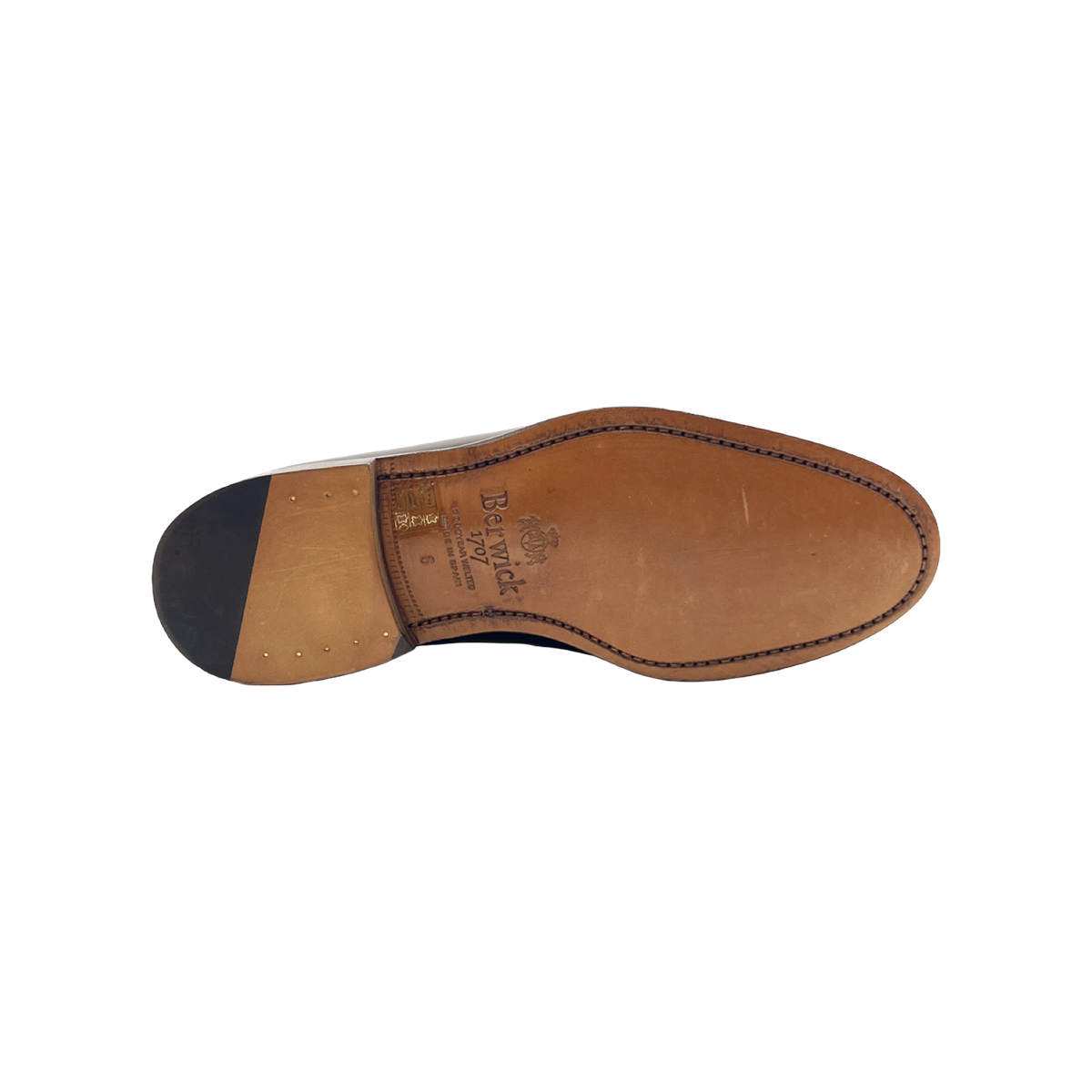 BERWICK 1707 MOCASSINO CON NAPPINE 8491 IN PELLE LUCIDA