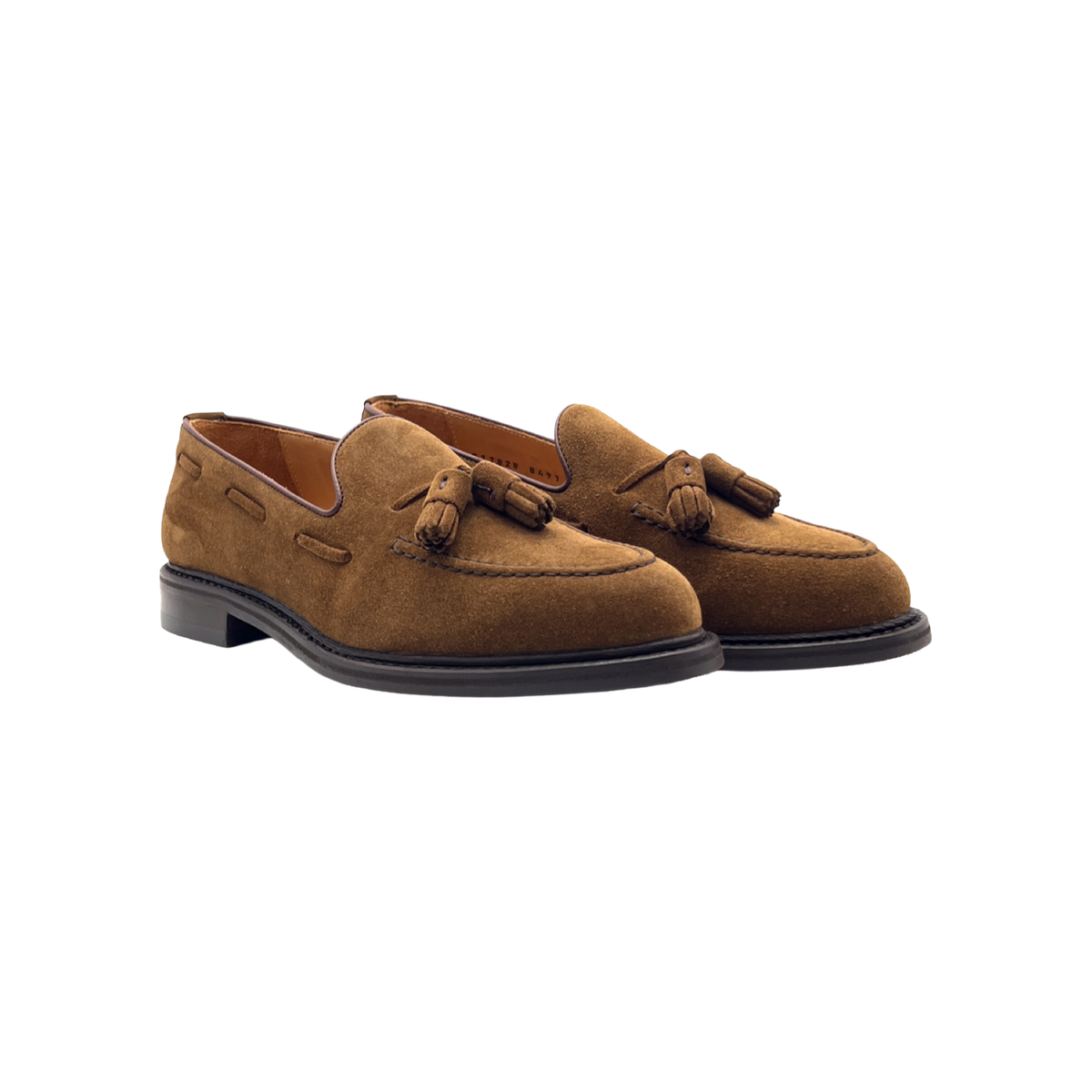 BERWICK 1707 MOCASSINO CON NAPPINE 8491 IN PELLE SCAMOSCIATA