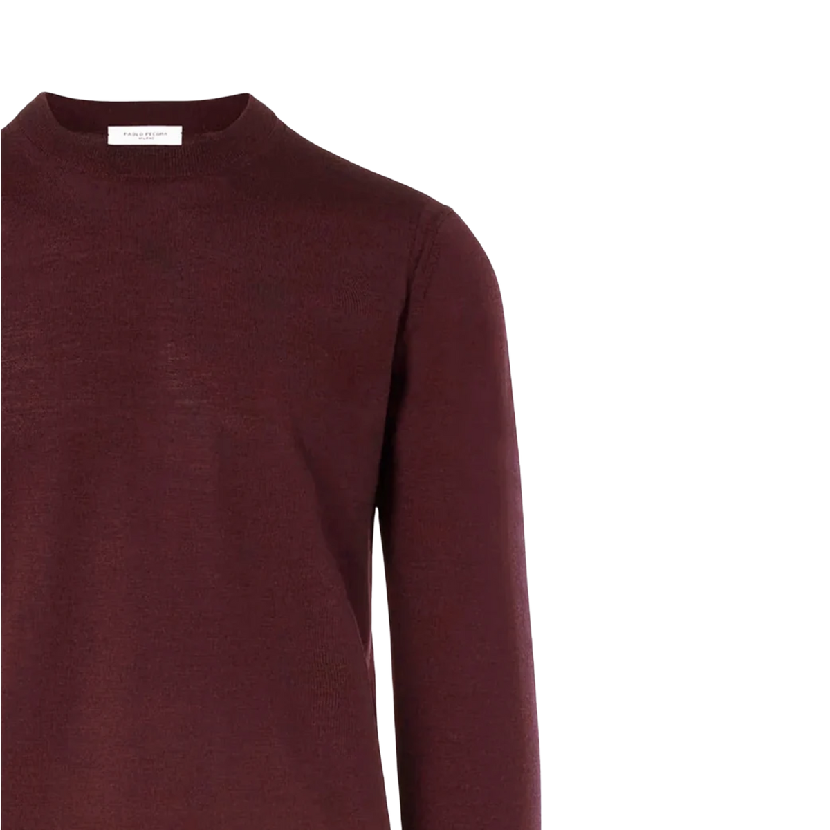 PAOLO PECORA GIROCOLLO IN LANA MERINO EXTRAFINE A001