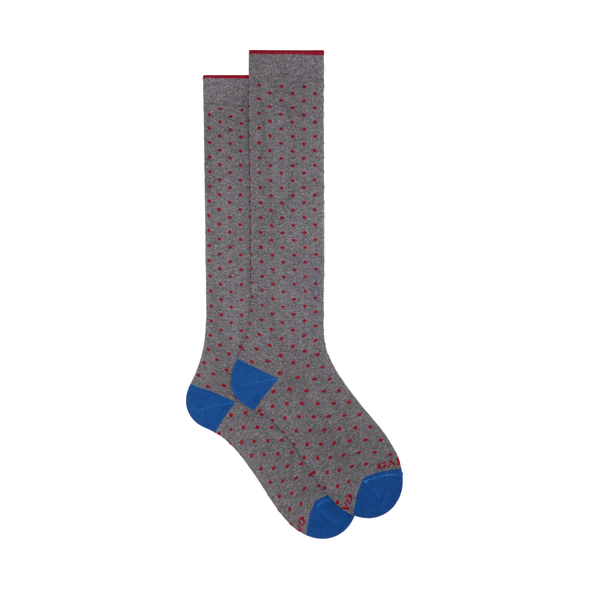 GALLO Calze lunghe cotone fantasia pois AP103013