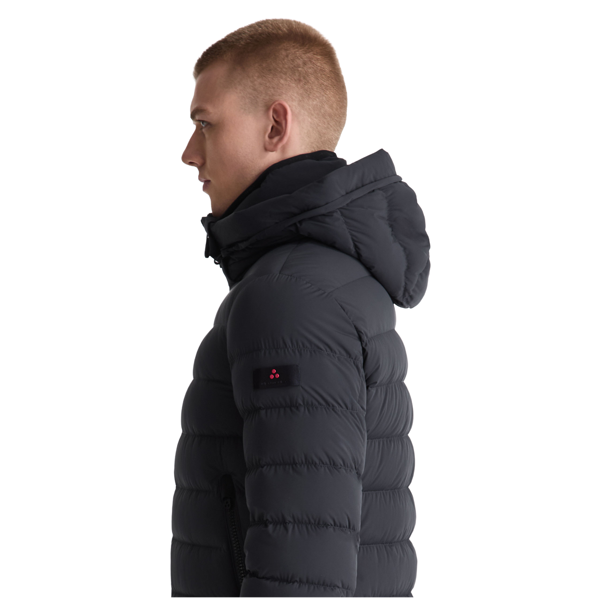 PEUTEREY Piumino corto in tela stretch BOGGS NS 04